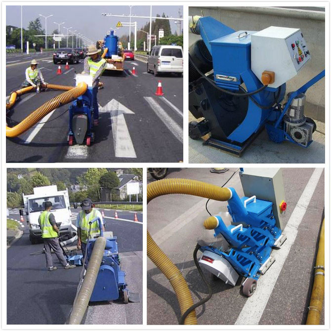路面抛丸机是路面铺装防水前处理的清理方式-青岛普华重工