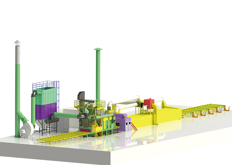 QXY系列钢板型材预处理线